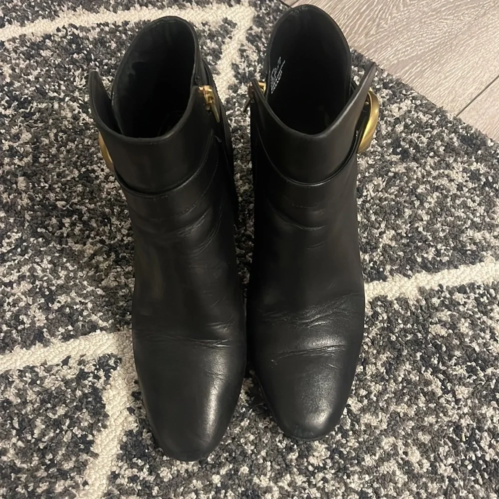 Coach Delaney Signature Buckle Heeled Boot - Picture 4 of 9
